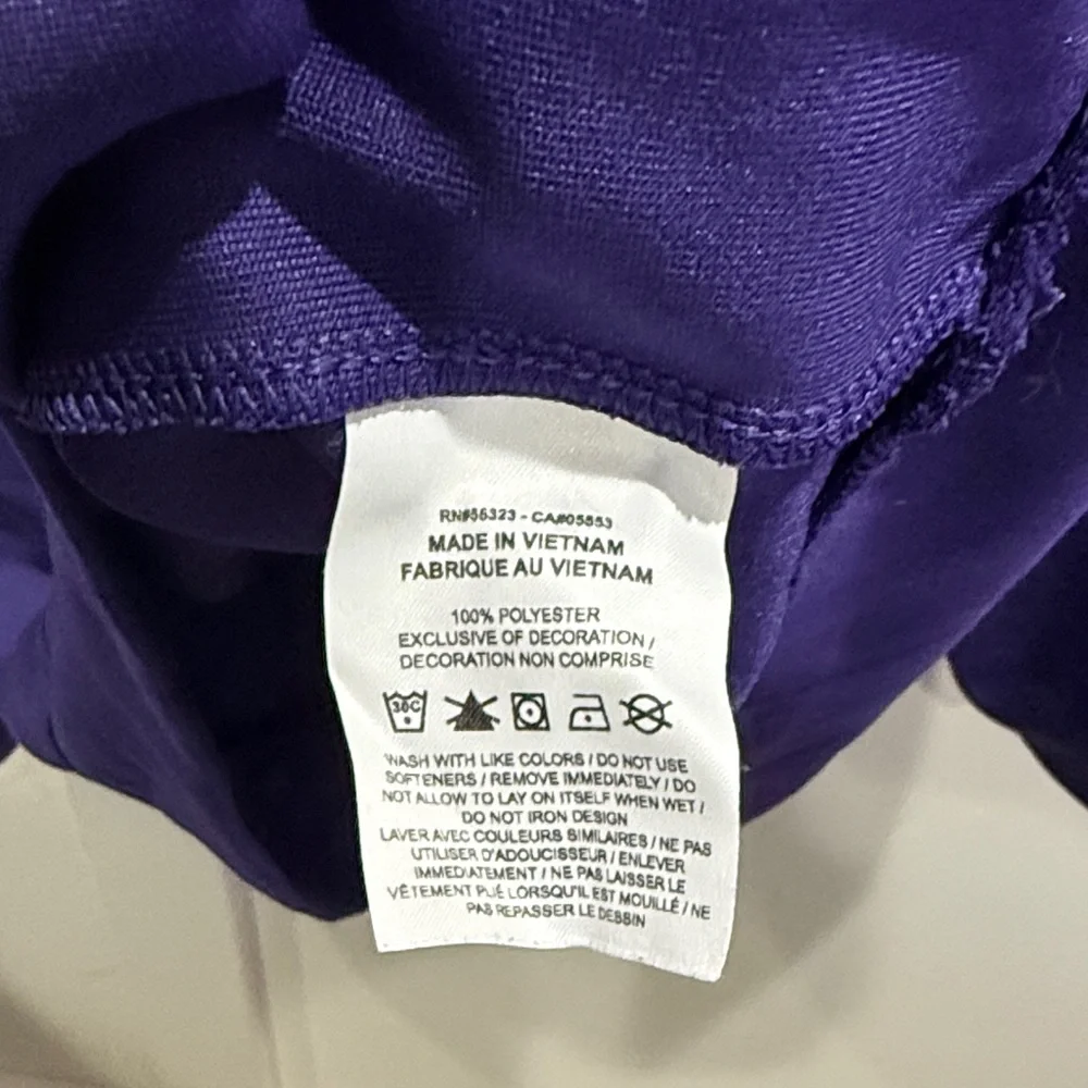 Nike - Dri Fit - Phoenix Suns NBA Purple Hoodie - sz Large - Used - Picture 4 of 5